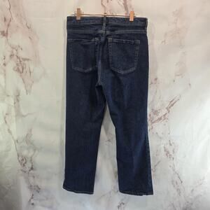 Club Monaco Jeans Womens 27 4 Denim Kick Crop Bootcut Dark Vintage Wash